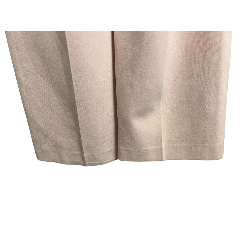 Trina Turk Pale Pink V-Neck Wide Wide Leg Jumpsuit Size 4 Business Casual - Picture 8 of 13